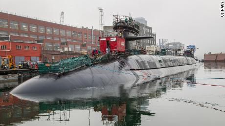 The USS Louisiana seen here on December 7, 2021, at the Puget Sound Naval Shipyard and Intermediate Maintenance Facility.