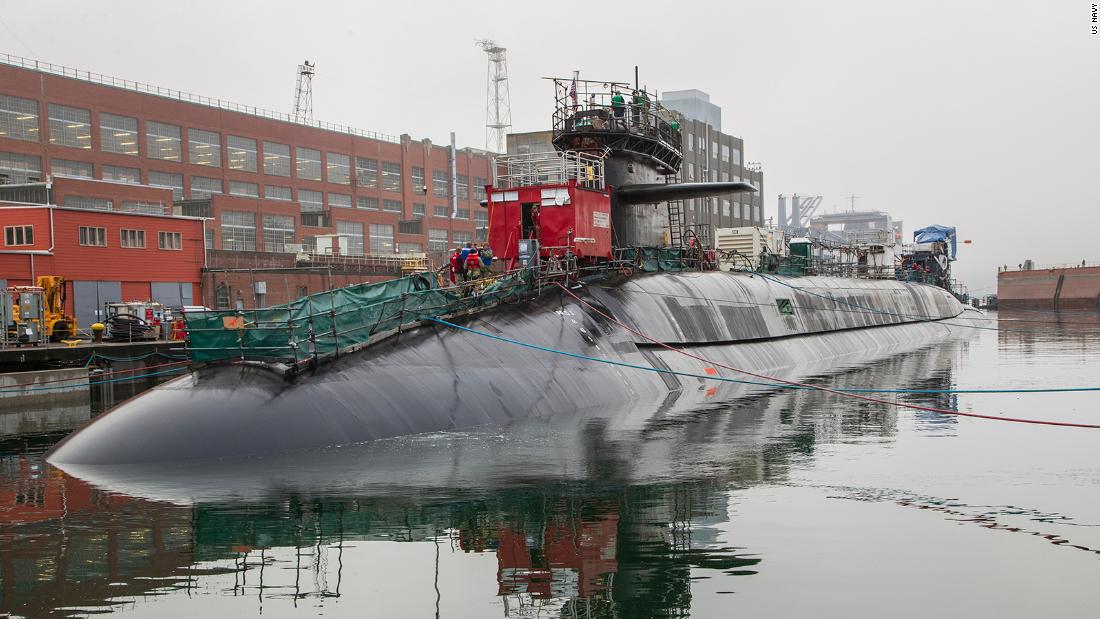 2 Navy personnel injured in accident aboard docked nuclear submarine