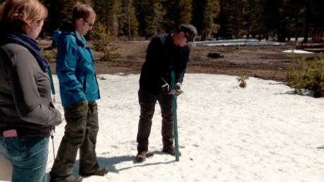 Snow levels in California have experts worried about water supply