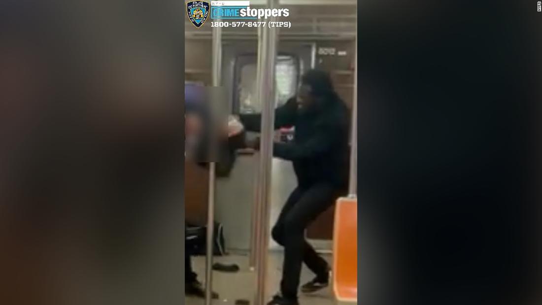 A 22-year-old was attacked on the subway by a person shouting anti-gay slurs, police say