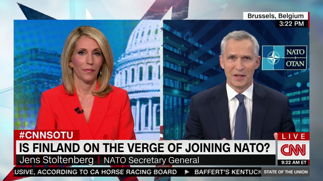 Stoltenberg: Finland and Sweden will be ‘very much welcomed’ if they decide to join NATO – CNN Video
