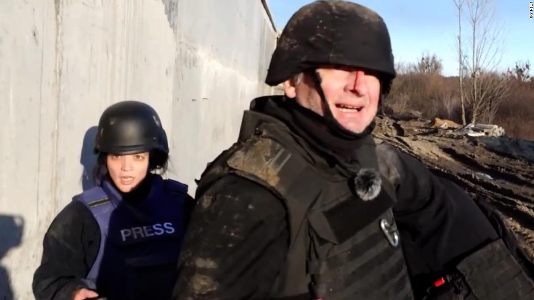 Russians were ‘absolutely zeroed on us’ says British journalists shot in Ukraine – CNN Video