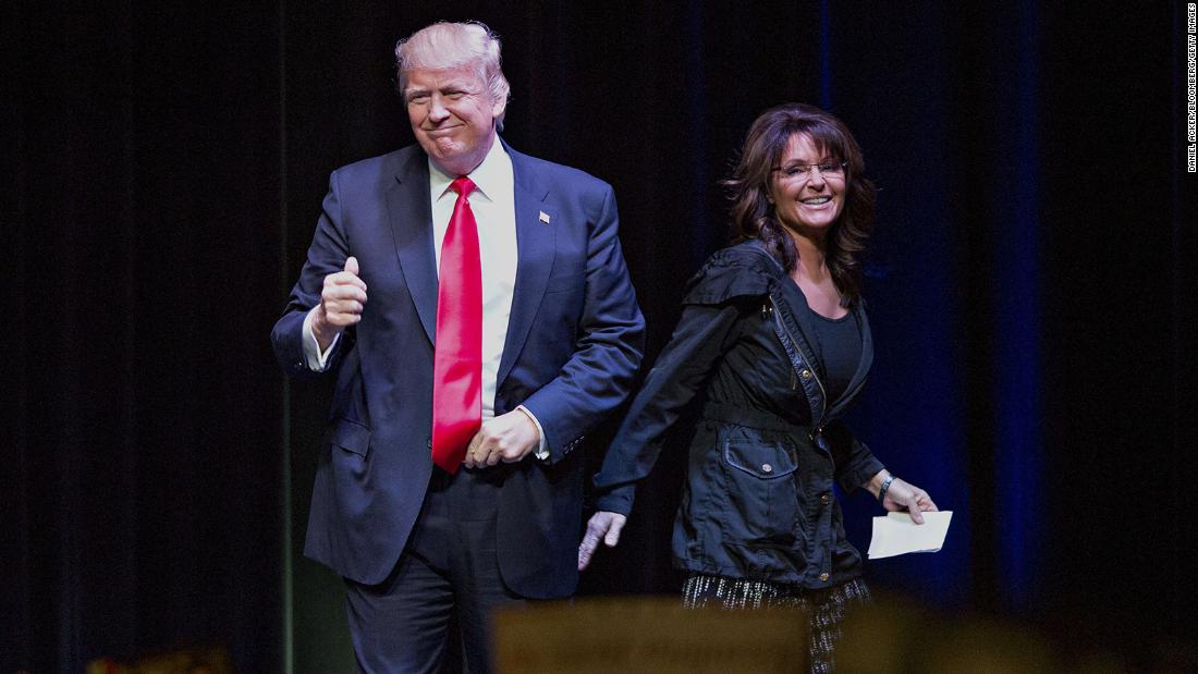 Trump endorses Sarah Palin for Congress