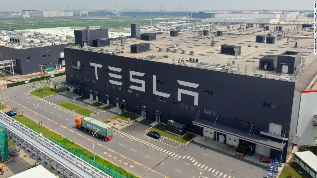 Tesla unable to restart Shanghai production on Monday