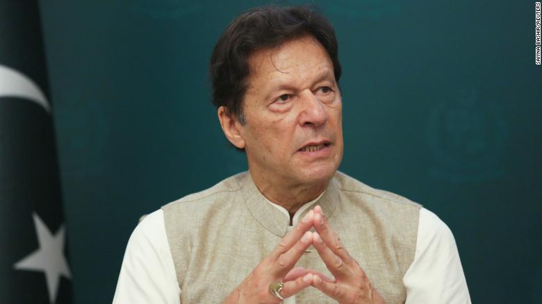 Pakistan&#39;s Prime Minister Imran Khan speaks during an interview with Reuters in Islamabad, Pakistan June 4, 2021. 