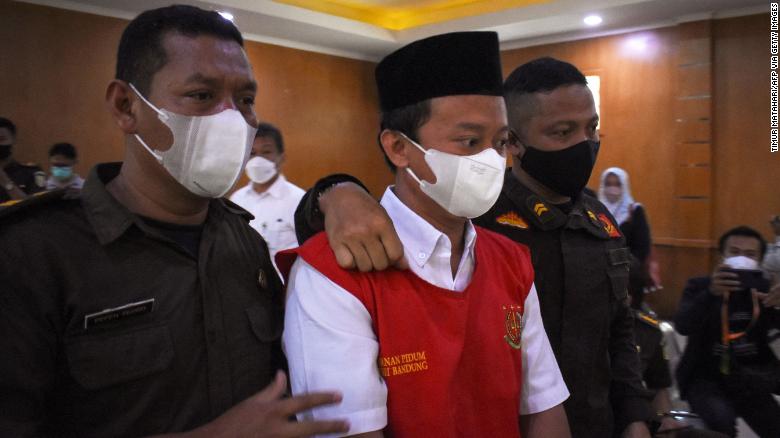 Indonesia court sentences Islamic school teacher to death for raping 13 students
