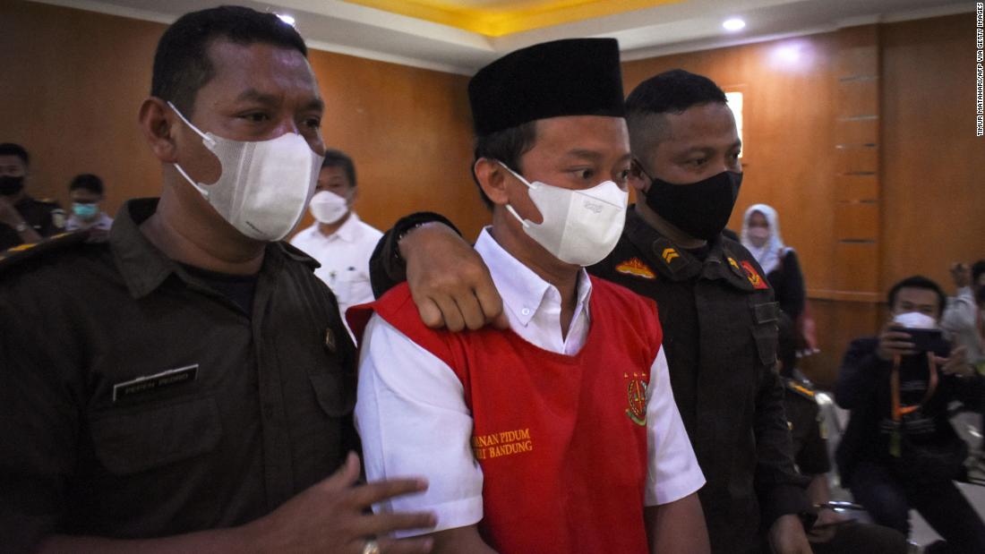 Indonesia court sentences teacher to death for raping 13 students