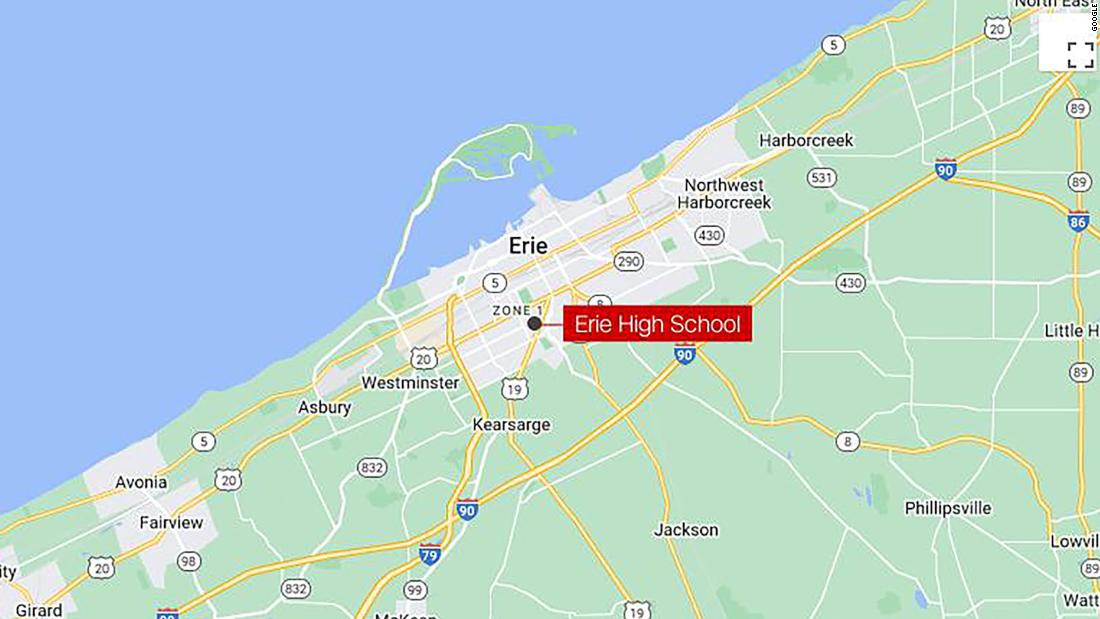 Shooting at high school in Erie, Pennsylvania, leaves one injured, district says