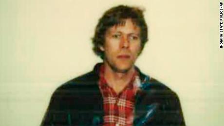 The undated booking photo provided by the Indiana State Police shows Harry Edward Greenwell, the suspect in the &quot;Days Inn&quot; cold case. Police announced the identity of the suspect of the murders during a press conference in Indianapolis, Tuesday, April 5, 2022. Police identified Greenwell more than 30 years after three women were killed and another assaulted using investigative genealogy. (Indiana State Police via AP)