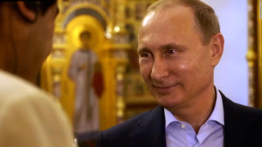 Video: See rare moment when Putin spoke about his children