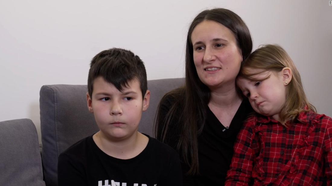 Hear why Ukrainian mother is afraid for son as husband is away fighting war – CNN Video
