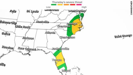 Clima severo: después de rondas de tornados en el sur, la tormenta amenaza a Carolina del Norte, Virginia y Florida a continuación
