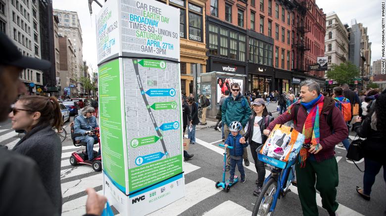Over 100 NYC streets will be car-free for Earth Day