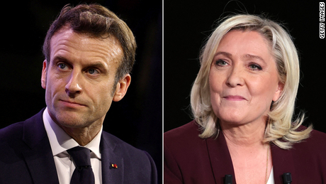 Macron and Le Pen on track to advance to French presidential runoff