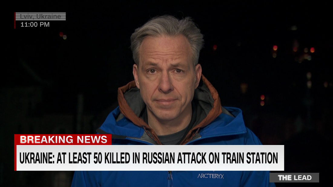 Ukrainian officials say Russian forces knew a train station in eastern Ukraine was filled with evacuating civilians but they attacked it anyway – CNN Video