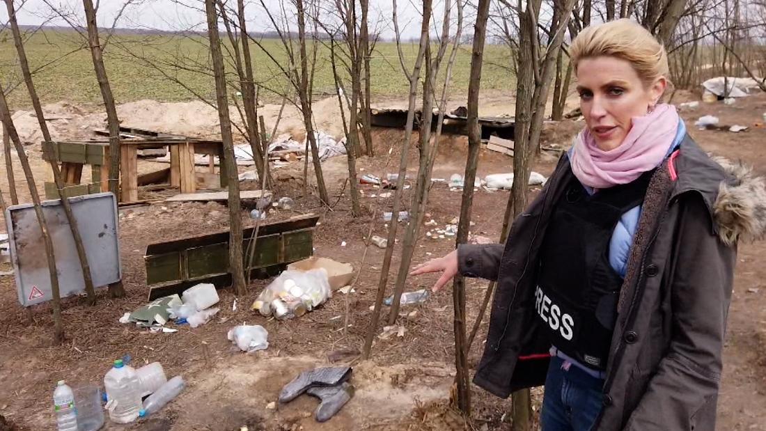 'A total lack of discipline': Clarissa Ward visits abandoned Russian foxholes