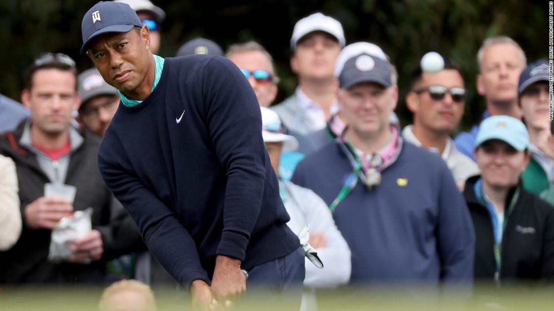 Após uma grande abertura após uma longa remoção de lesão, Tiger Woods luta na segunda rodada no Masters