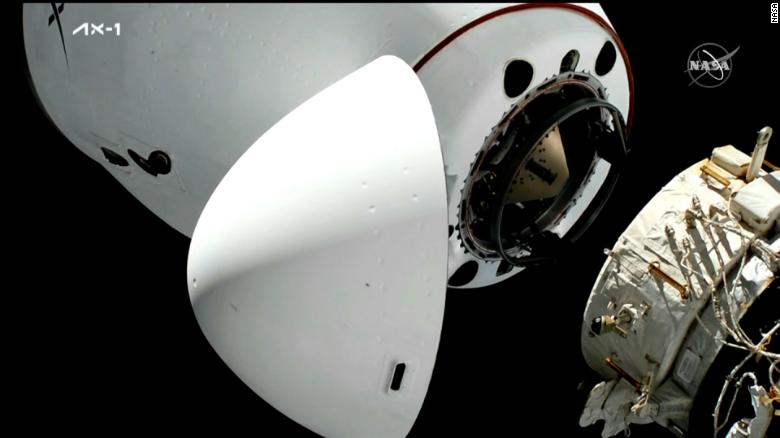 Watch SpaceX capsule dock with ISS