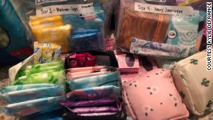 Teacher provides free 'pad bags' to students as wish list for menstrual  products goes viral - Good Morning America