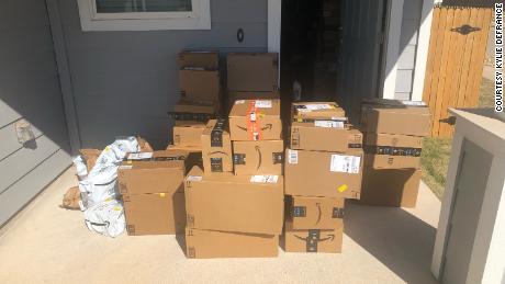 Hundreds of boxes have arrived at Kylie&#39;s house over the past few months.