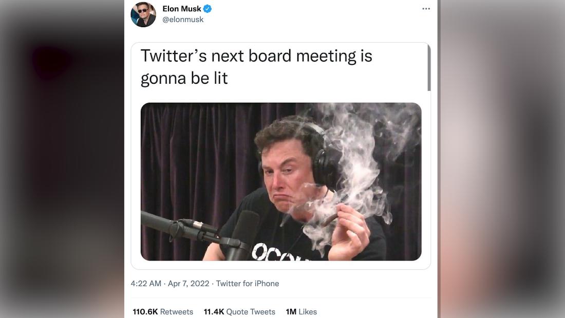 Twitter responds to Elon Musk not joining its board – CNN Video