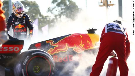 Verstappen was forced to retire from the Australian Grand Prix with a suspected fuel leak.