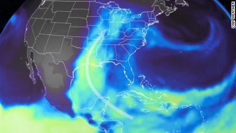 Atmospheric river of moisture will trigger storms and tornadoes this week