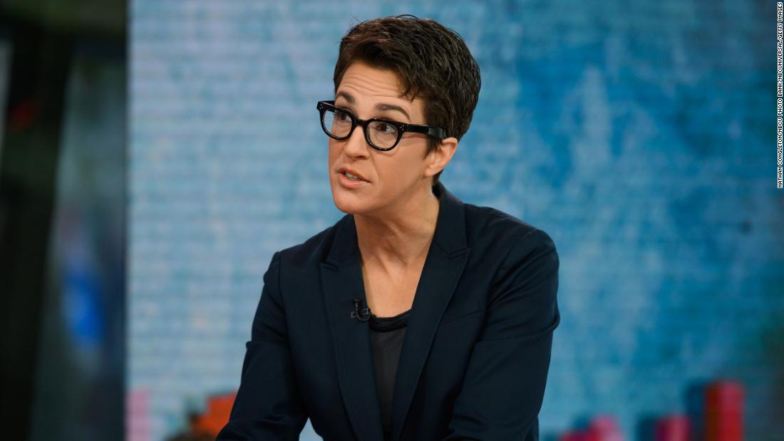 Rachel Maddow’s MSNBC show is going weekly starting in May