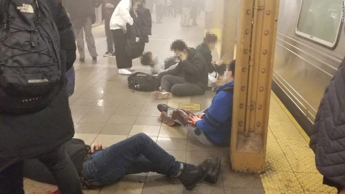 Injured people are seen in the subway station on Tuesday. &lt;strong&gt;&lt;em&gt;Editor&#39;s note:&lt;/em&gt;&lt;/strong&gt;&lt;em&gt; A blur has been applied by CNN to the faces of the victims to protect their identities. &lt;/em&gt;