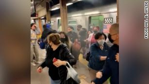 A quiet morning commute on a Brooklyn subway quickly became a 'war zone' leaving more than 20 people injured, NYC mayor says 