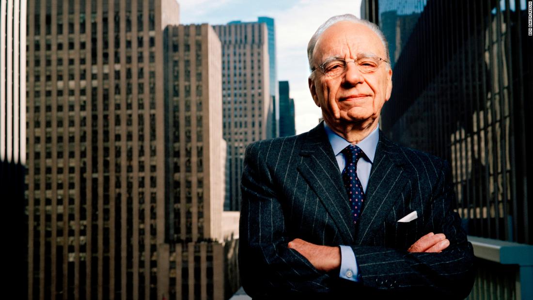 Rupert Murdoch poses for a photo in New York in 2004.
