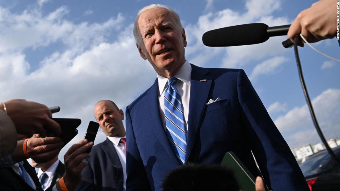 Analysis: Biden struggles to refocus Americans’ attention on his efforts to help family budgets as inflation soars