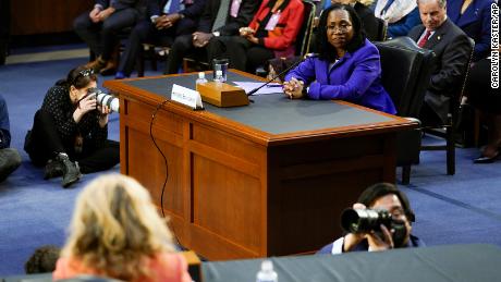 During her confirmation hearing before the Senate Judiciary Committee, Supreme Court Justice Ketanji Brown Jackson was asked by Senator Marsha Blackburn to 