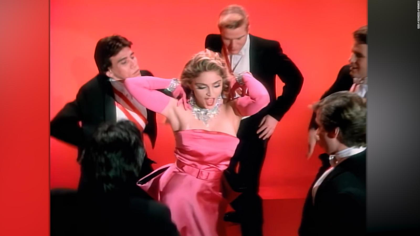 Video: Madonna's 'Material Girl' dress, inspired by Marilyn Monroe, is up  for auction - CNN Video