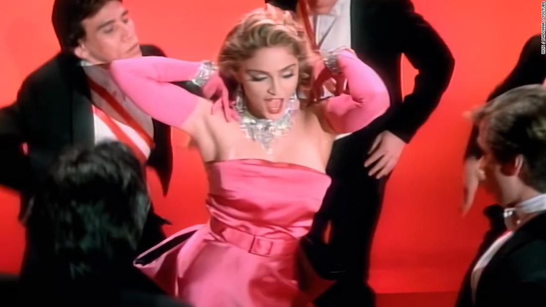 Video: Madonna's 'Material Girl' dress, inspired by Marilyn Monroe, is up  for auction | CNN
