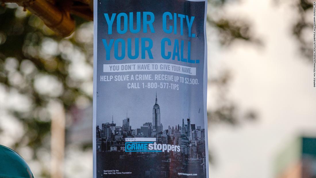 What is the NYPD Crime Stoppers hotline?