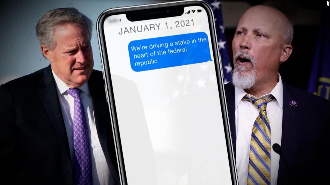 Opinion: What the new Mark Meadows text messages reveal