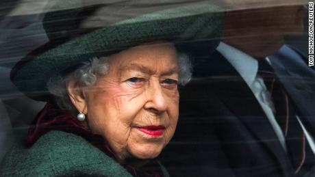 Queen Elizabeth II pictured on March 29, 2022. 
