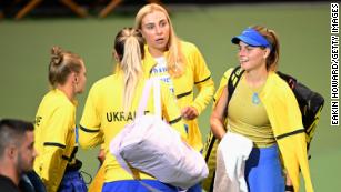 Ukrainian Tennis Players Live 'parallel Lives' At The Billie Jean King ...