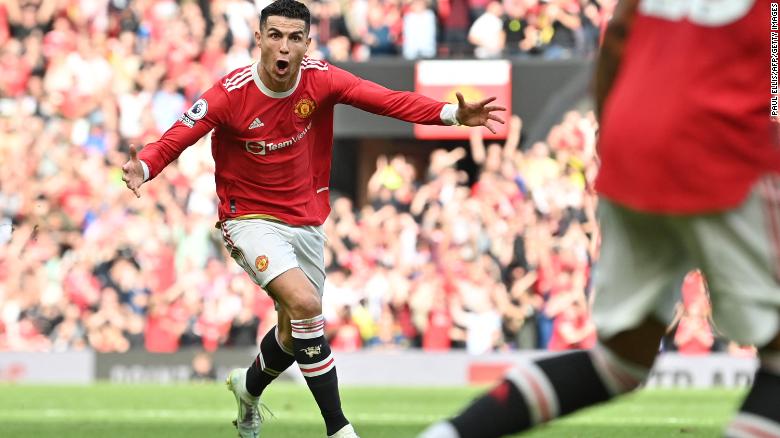 Cristiano Ronaldo scores another hat-trick to lift Manchester United’s top four hopes