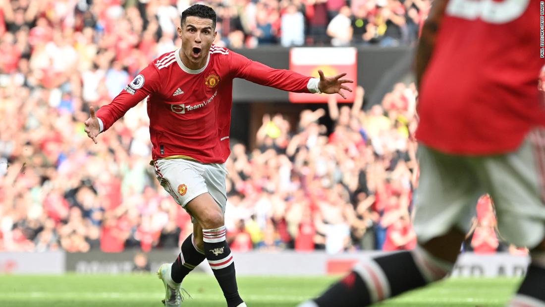 Cristiano Ronaldo scores another hat-trick to lift Manchester United's top four hopes
