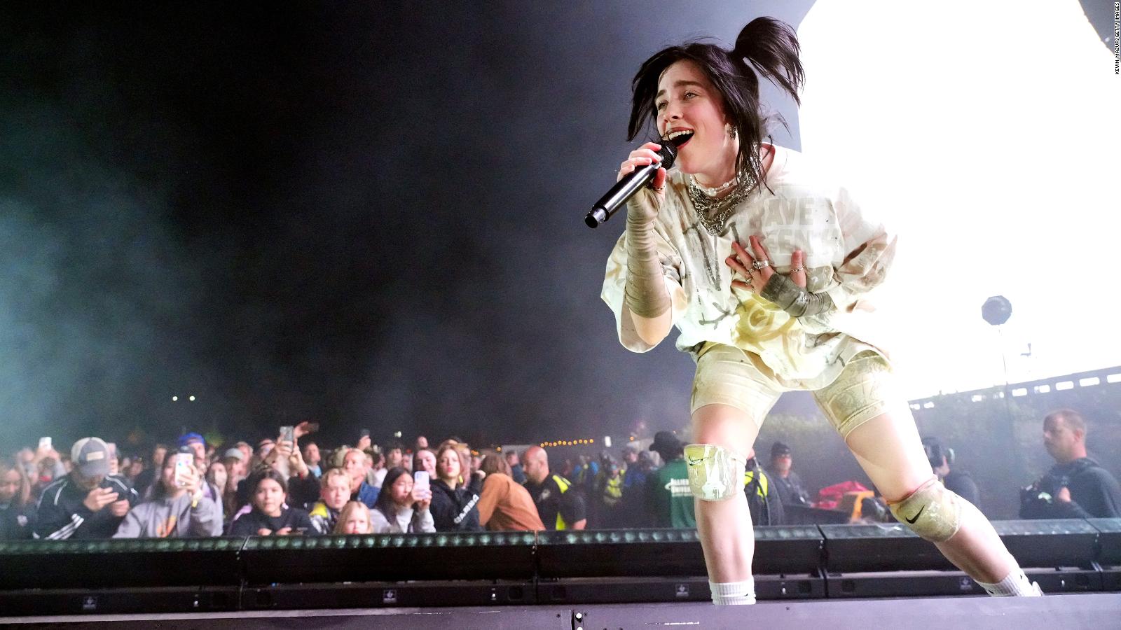 Billie Eilish says she 'should not be headlining' Coachella as she