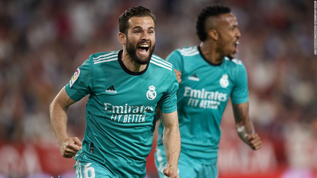 Real Madrid makes comeback from 0-2 down against Sevilla, edging closer to league title