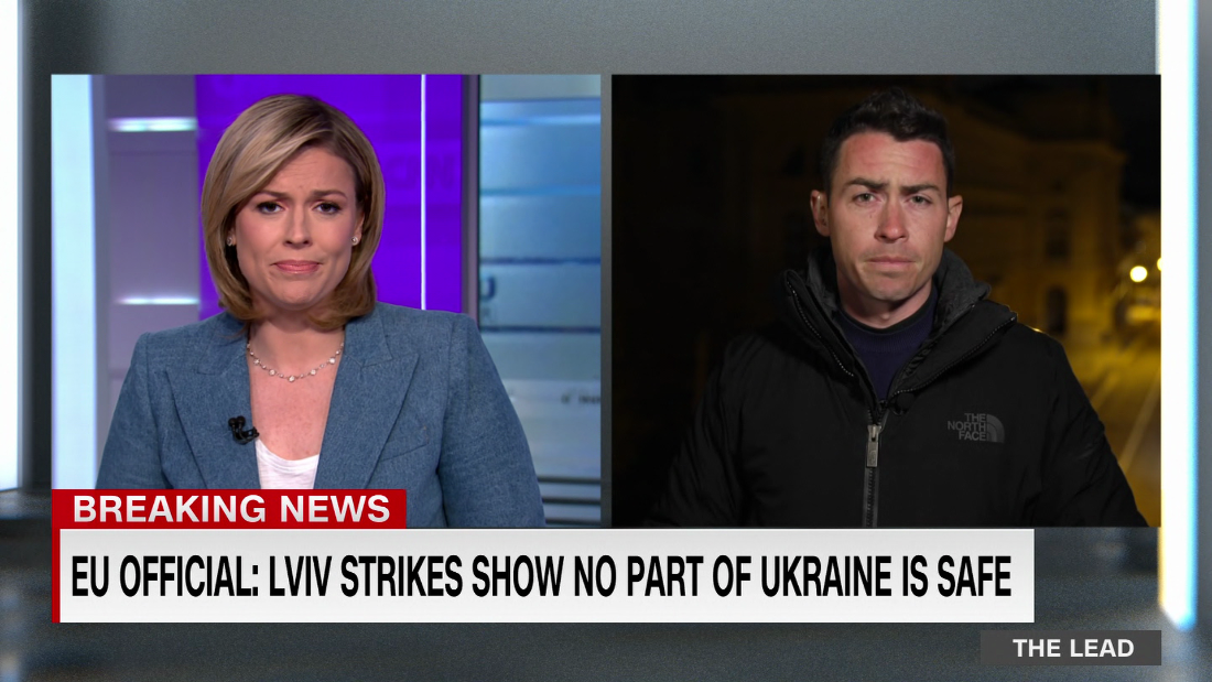 The European Union says strikes on Lviv, in Western Ukraine, show no part of Ukraine is safe from Russia’s onslaught  – CNN Video