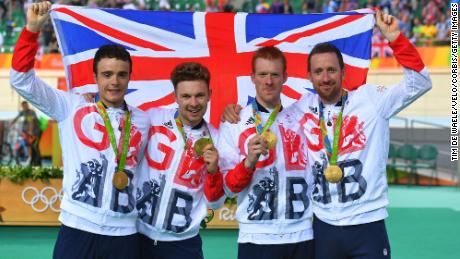 Wiggins won the last of his Olympic gold medals in the team pursuit at the 2016 Rio Games.