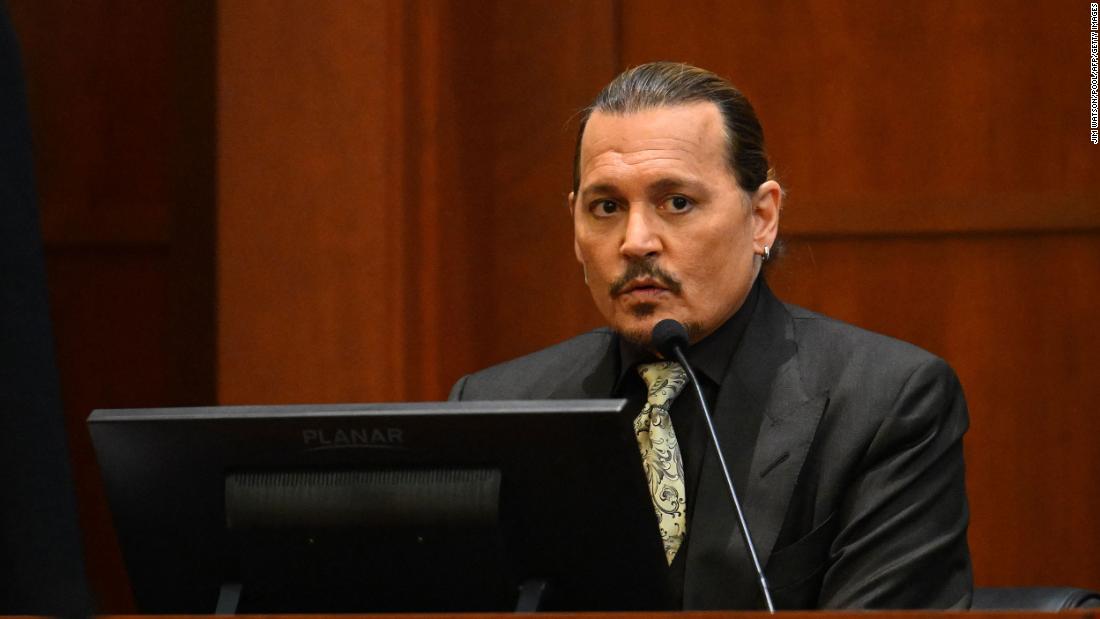 Johnny Depp testifies he's never 'struck any woman' in his life