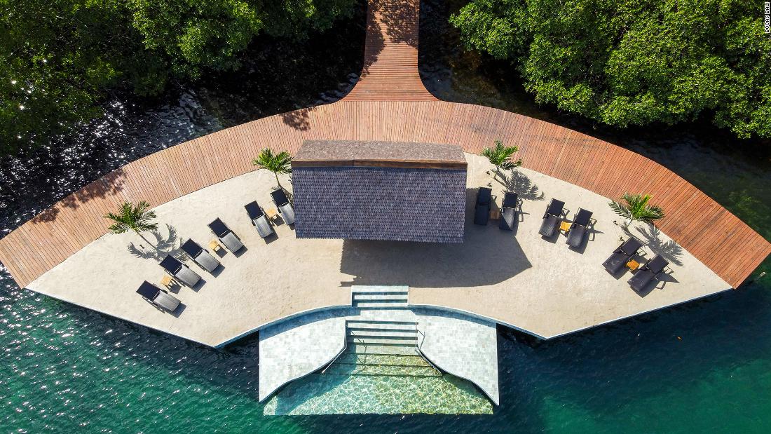 Luxury resort in Panama reveals aerial beach