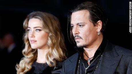 Amber Heard y Johnny Depp en 2015.
