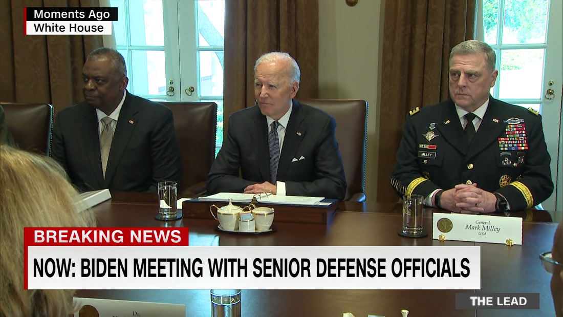 President Biden tells Pentagon leaders he sees a need for a U.S. military “adaptation” amid Russia’s brutal war with Ukraine – CNN Video