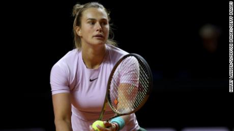 Aryna Sabalenka of Belarus is the highest ranked player in the women&#39;s singles to be affected by the ban.